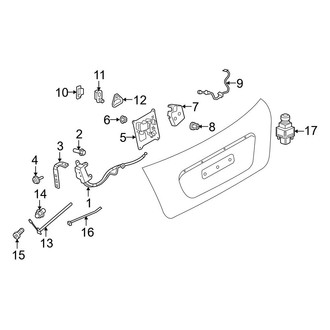 Mini OE - Trunk Lid - Lock & Hardware (Base / John Cooper Works / S Convertible)