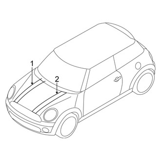 Mini OE - Stripe Tape & Decals - Stripe Tape (Type 1), (Base / John Cooper Works / S)