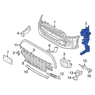 Mini OE - Front Left Outer Radiator Support Air Deflector