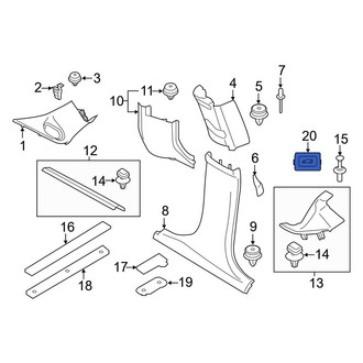 Mini OE - Liftgate Latch Release Switch