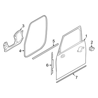 Mini OE - Front Door - Door & Components (Base / S 4 Doors)