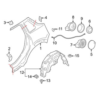 Mini OE - Quarter Panel & Components (Base / S 4 Doors)