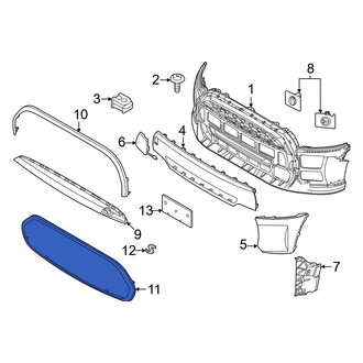 Mini OE - Front Upper Grille Molding