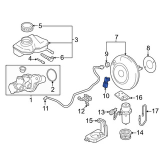 Mini OE - Power Brake Booster Vacuum Sensor