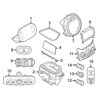Mini OE - Instrument Panel - Cluster & Switches (BATTERY EV (EV/BEV))