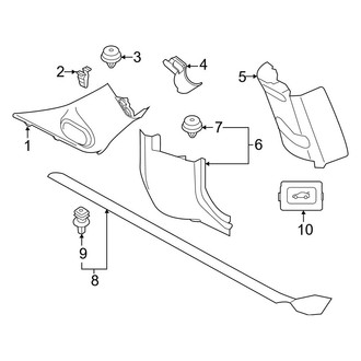Mini OE - Pillars, Rocker & Floor - Interior Trim (BATTERY EV (EV/BEV))