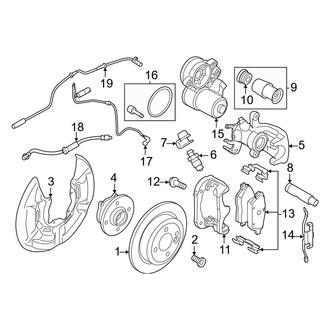 Mini OE - Rear Suspension - Brake Components (SE)