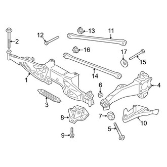 Mini OE - Rear Suspension - Suspension Components (BATTERY EV (EV/BEV))