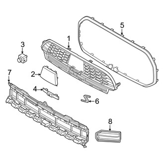 Mini OE - Front Bumper & Grille - Grille & Components (S ALL4)