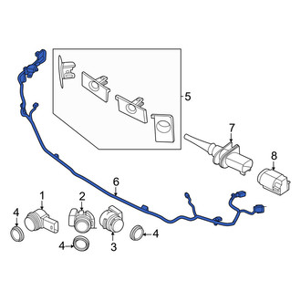 Mini OE - Front Parking Aid System Wiring Harness