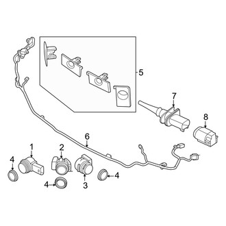 Mini OE - Front Bumper & Grille - Electrical Components (Park Distance Control), (S ALL4)