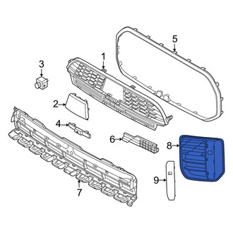 Mini OE - Front Left Lower Grille