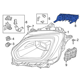 Mini OE - Left Headlight Bracket