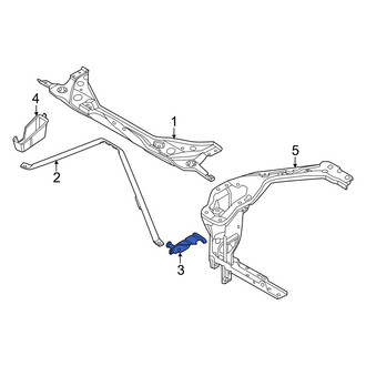 Mini OE - Left Radiator Support Tie Bar Bracket