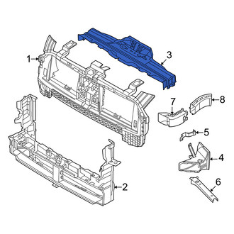 Mini OE - Front Radiator Support Air Deflector