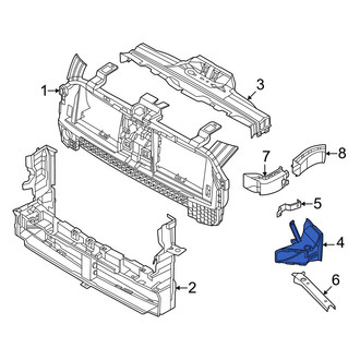 Mini OE - Front Lower Radiator Support Air Duct