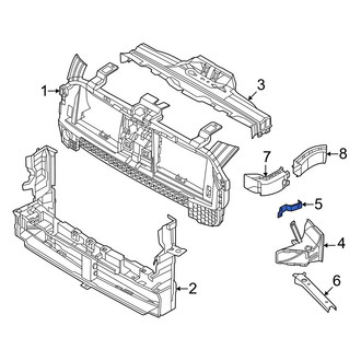 Mini OE - Upper Radiator Support Air Duct Bracket
