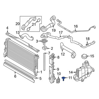 Mini OE - Radiator Screw