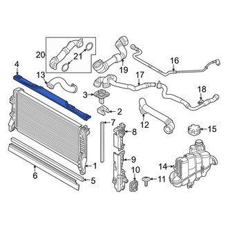Mini OE - Radiator Support Panel