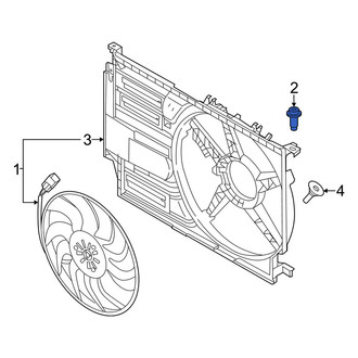 Mini OE - Outer Engine Cooling Fan Shroud Screw