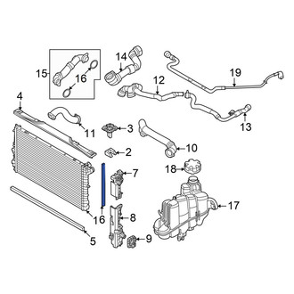 Mini OE - Right Radiator Air Seal