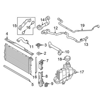 Mini OE - Cooling - Radiator & Components (Primary), (John Cooper Works ALL4)