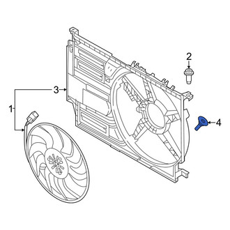 Mini OE - Outer Engine Cooling Fan Shroud Screw