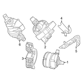 Mini OE - Cooling - Water Pump (Auxiliary), (John Cooper Works ALL4)