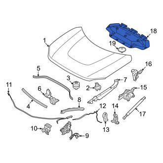Mini OE - Front Hood Insulation Pad