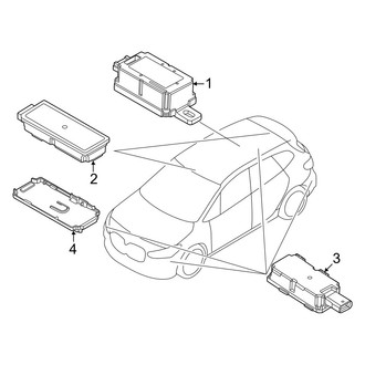 Mini OE - Electrical Components (Radio Remote Control Reciever), (Gas)