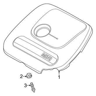 Mini OE - Engine Appearance Cover (S ALL4)