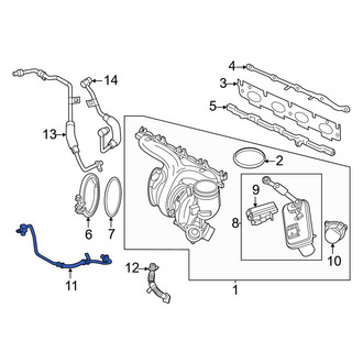 Mini OE - Turbocharger Oil Line