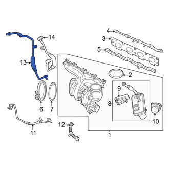 Mini OE - Turbocharger Coolant Line