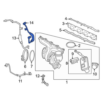 Mini OE - Turbocharger Coolant Line