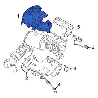 Mini OE - Lower Catalytic Converter Heat Shield
