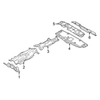 Mini OE - Exhaust System - Heat Shields (S ALL4)