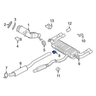Mini OE - Rear Exhaust Muffler Clamp