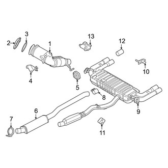 Mini OE - Exhaust System - Exhaust Components (John Cooper Works ALL4)