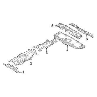Mini OE - Exhaust System - Heat Shields (John Cooper Works ALL4)