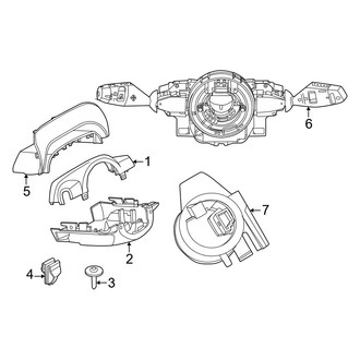 Mini OE - Steering Column - Shroud, Switches & Levers (Gas)
