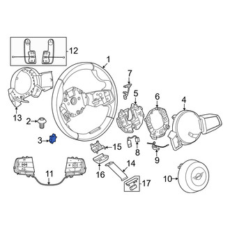 Mini OE - Steering Wheel Nut