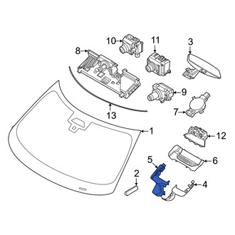 Mini OE - Front Left Interior Rear View Mirror Cover
