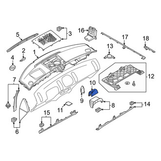 Mini OE - Center Upper Instrument Panel Trim Panel