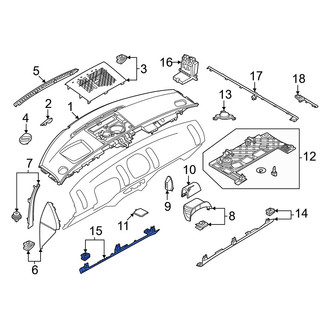 Mini OE - Left Instrument Panel Trim Panel