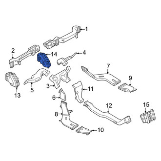 Mini OE - Front Center Dashboard Air Vent