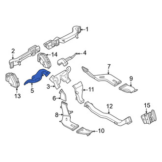 Mini OE - Front Left Lower Instrument Panel Air Duct