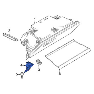 Mini OE - Left Glove Box Bolt Cap