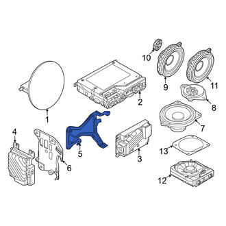 Mini OE - Front Radio Amplifier Bracket