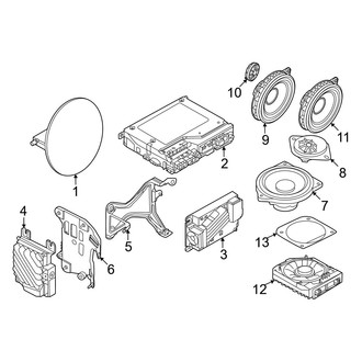 Mini OE - Instrument Panel - Sound System (Gas)