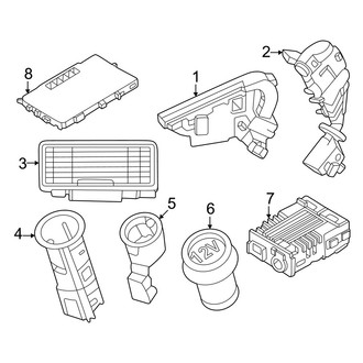 Mini OE - Center Console (Lights & Sockets), (Gas)